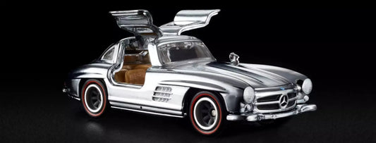 Hot Wheels RLC 1955 Mercedes-Benz 300 SL Chrome 05091/20000