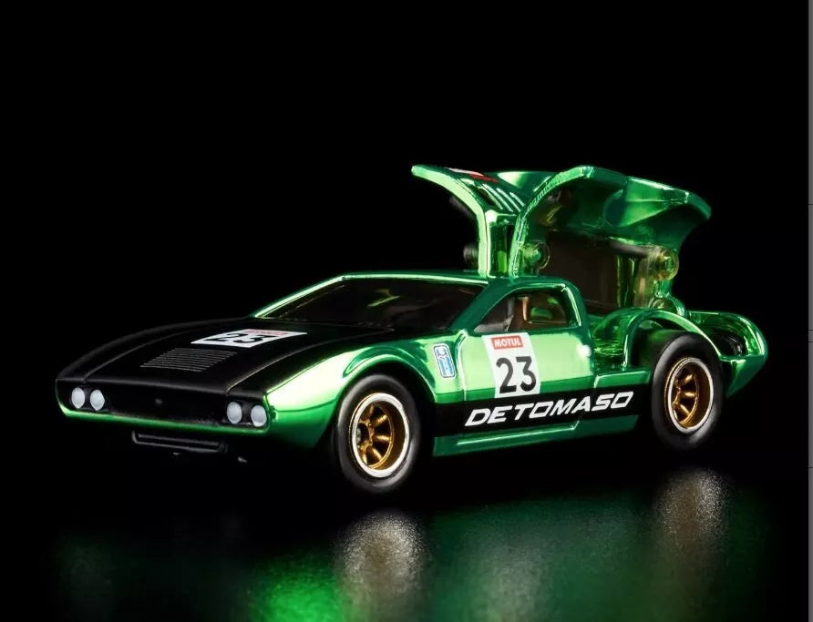 Hot Wheels Collectors RLC Exclusive 1971 De Tomaso Mangusta Green