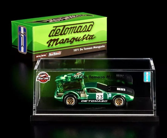 Hot Wheels Collectors RLC Exclusive 1971 De Tomaso Mangusta Green