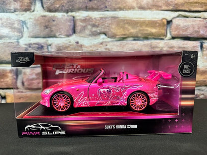 Jada Fast And Furious Suki's 2001 Honda S2000 Pink 1:24 Pink Slips Chase