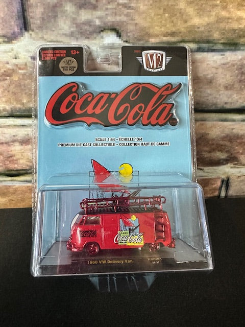 M2 Machines Coca Cola Release NMD01: 1/64 1960 VW Delivery Van CHASE 1 Of 750