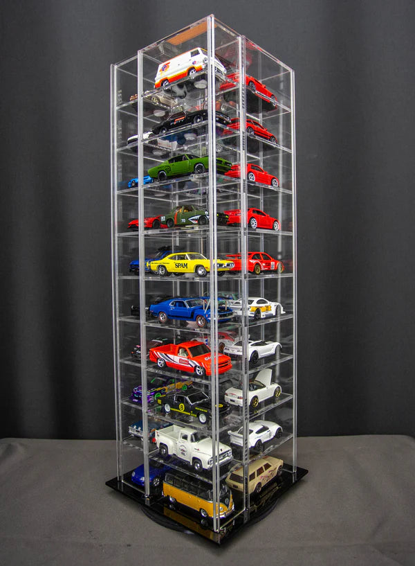 Diamond Protector 40-Car Spinning Acrylic Display