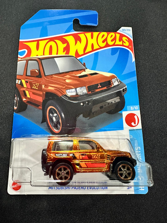 Hot Wheels 2024 STH # Mitsubishi Pajero Evolution, Super Treasure Hunt -INT Card