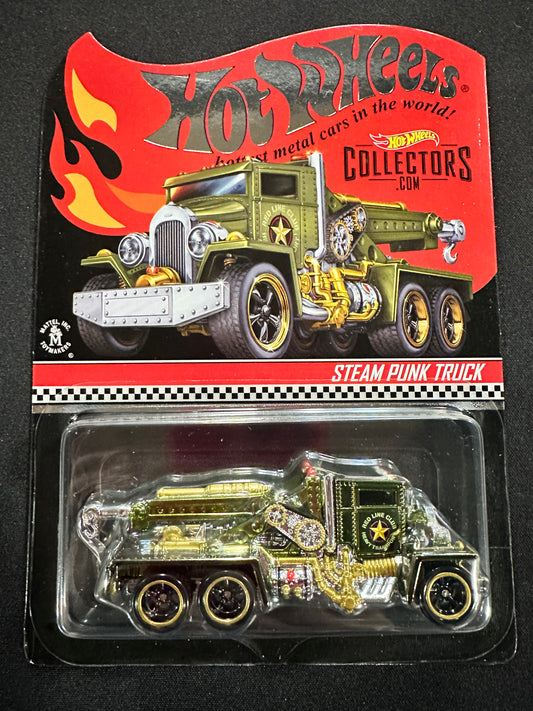 Hot Wheels 2018 RLC Series 17 Steam Punk Truck W/Protector #5571/6000