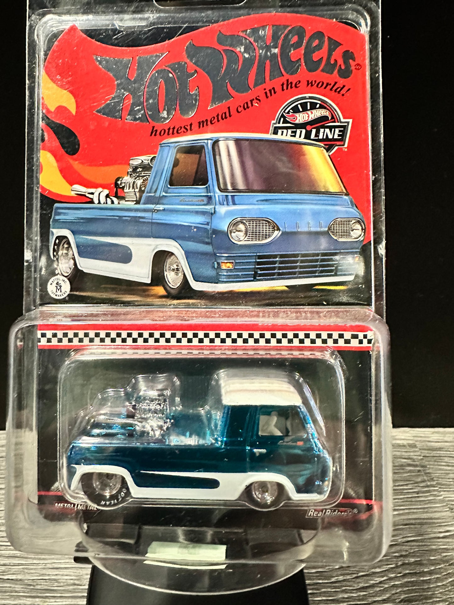 Hot Wheels Red Line Club Collectors RLC Hi-Po Hauler 1963 Ford Econoline Pickup - Blue