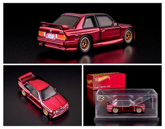 Hot Wheels 2023 RLC Red Line Club Exclusive - 1991 BMW M3 Red