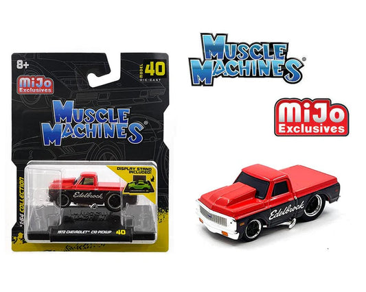 Muscle Machines 1972 Chevrolet C-10 Pick Up Edelbrock 1/64