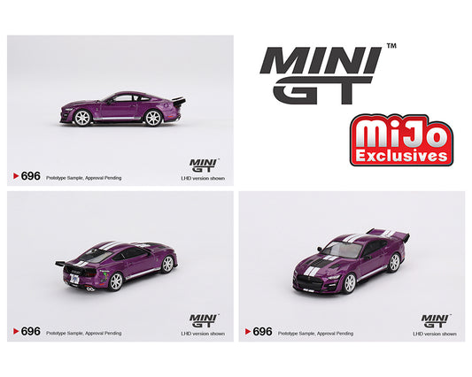 MiniGT 1:64 Shelby GT500 Dragon Snake Concept – Fuchsia Metallic – MiJo Exclusive #696