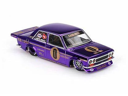 Kaido House x Mini GT 1:64 Datsun 510 Pro Street Anniversary Edition – Purple