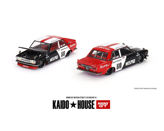 Mini GT x Kaido House 1:64 Datsun Street 510 Racing V1 - KHMG102