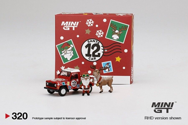 Mini GT Land Rover Defender 90 Pickup 2021 Christmas Edition