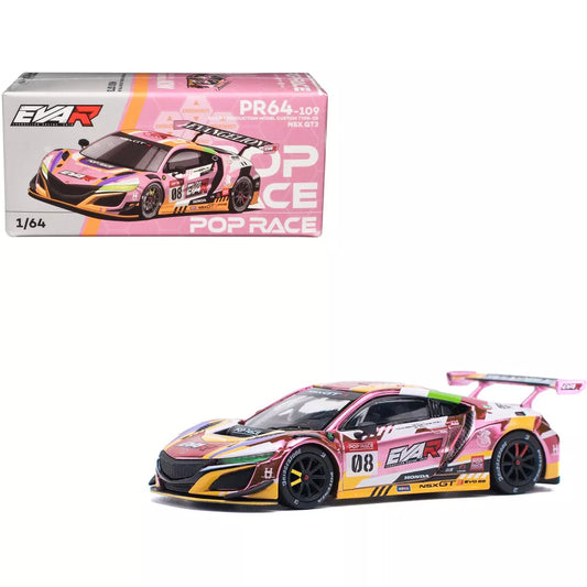 Pop Race Honda NSX GT3 Evo22 EVA RT EVANGELION Pink