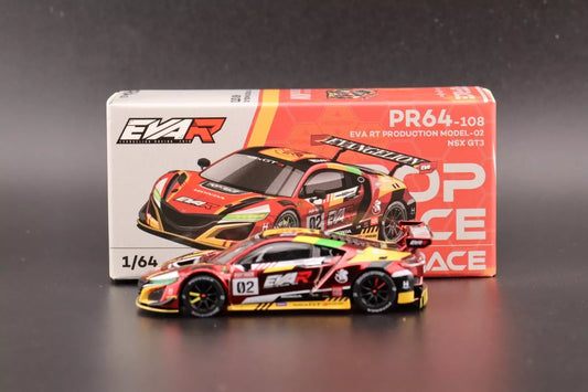 Pop Race Honda NSX GT3 Evo22 EVA RT EVANGELION Red