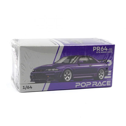 Pop Race Nismo 400R R33 Purple 1/64