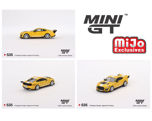 Mini GT 1:64 Shelby GT500 Dragon Snake Concept – Yellow – Mijo Exclusive