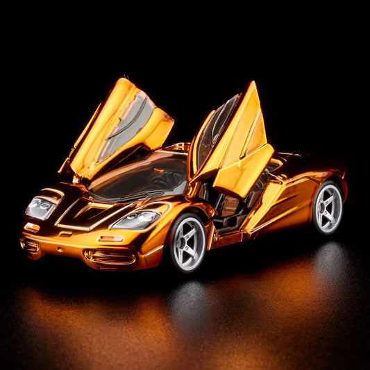 HOT WHEELS RLC 2024 McLaren F-1 Orange Spectra flame