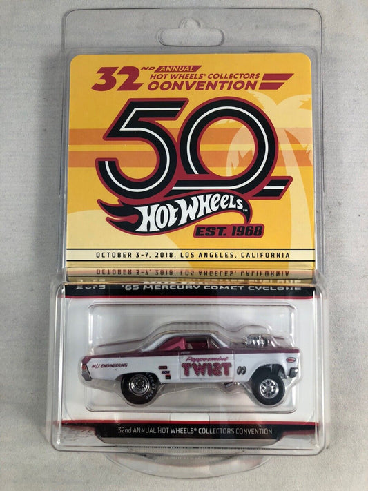 Hot Wheels '65 Mercury Comet Cyclone 'Peppermint Twist' Hot Wheels LA Convention 2018