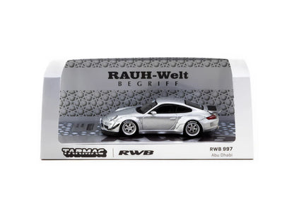 Tarmac Works Hobby 64 Porsche 997 RWB Abu Dhabi Silver