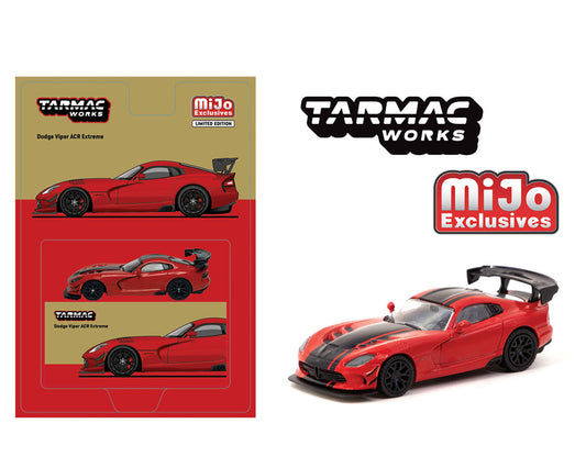 Tarmac Works 1:64 Dodge Viper ACR Extreme – Red – Global64 – MiJo Exclusives