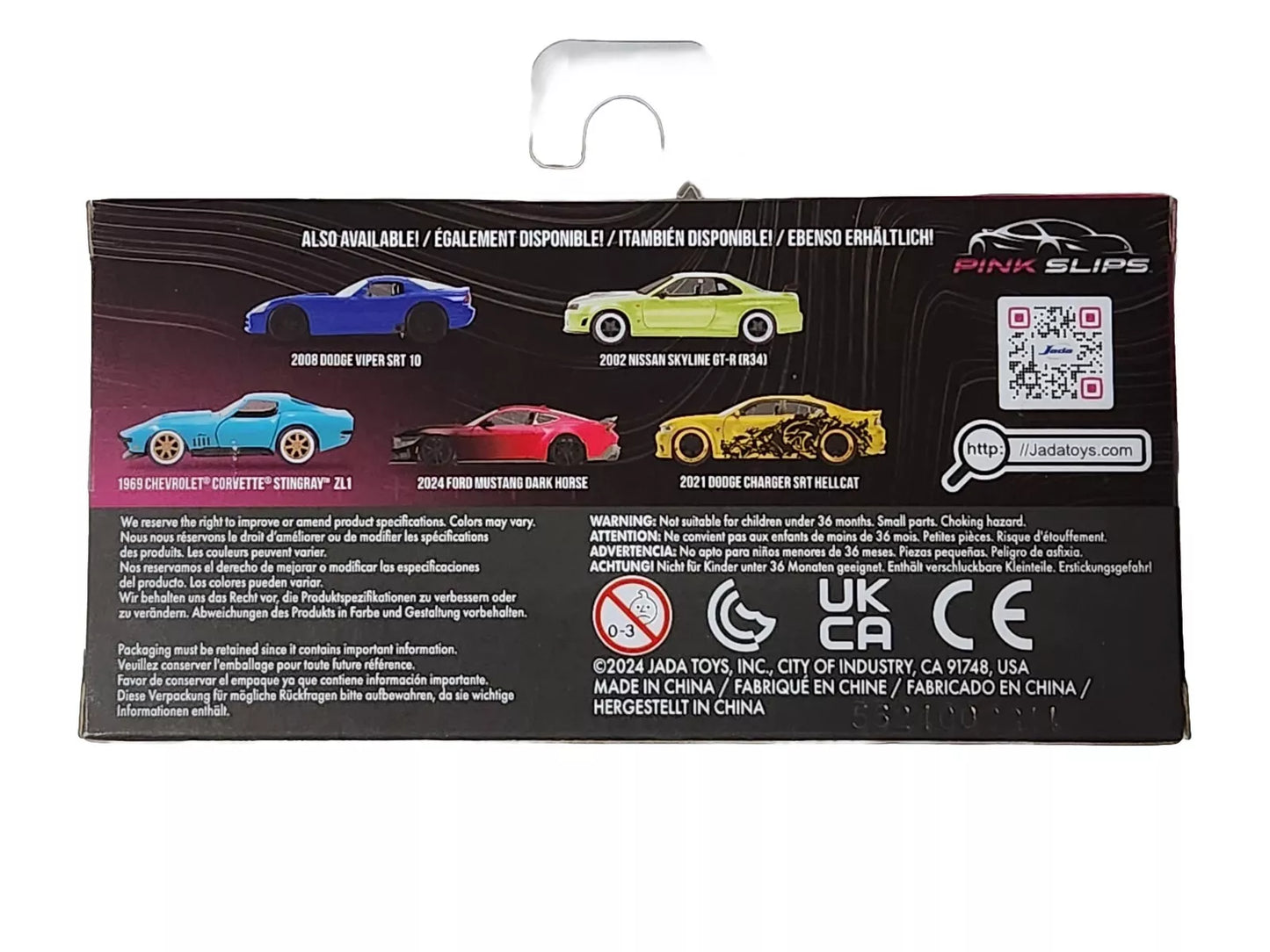 Jada Pink Slips 2002 Nissan Skyline GT-R (R34) Green 1:32 Collectible